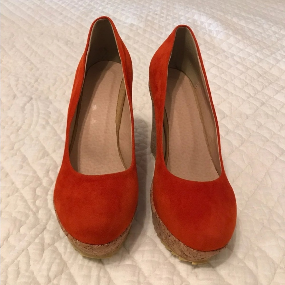 Orange or Red Pumps - Picture 3 of 3